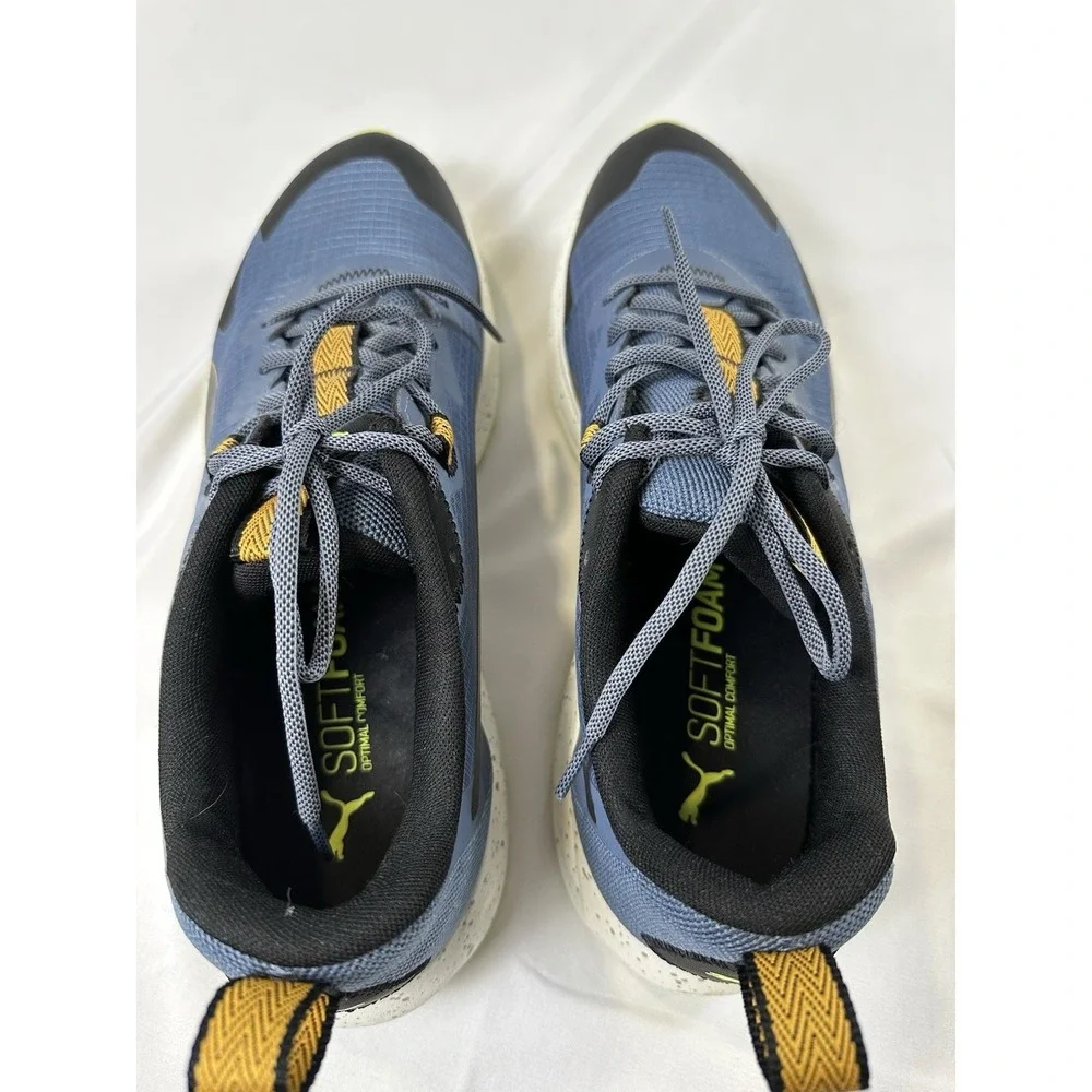 Puma Twitch Runner Trail Evening Sky Black‎ Sz 13 Shoes Training Men's